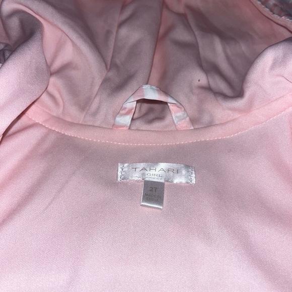 Tahari Pink Striped Baby Jacket - Picture 3 of 4